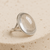 Bague "Lumière Pure" en Cristal Clair