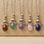 Pendentif Petit Ange et sa Pierre Naturelle