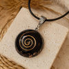 Pendentif Orgonite "Énergies Protectrices" en Obsidienne Noire -  - L'Arbre des Chakras