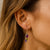 Boucles d'Oreilles "Cascade de Sérénité" en Améthyste & Péridot