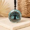Pendentif Orgonite "Anahata" en Turquoise -  - L'Arbre des Chakras