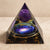 Orgonite "Galaxie" en Améthyste & Obsidienne Noire