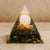 Orgonite "Lotus Divin" en  Obsidienne & Quartz Rose