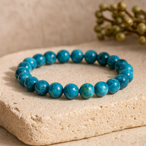 Bracelet "Clarté Intérieure" en Apatite - 8mm / 17cm - L'Arbre des Chakras