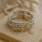 Bracelet "Chance" en Pierres Naturelles - Amazonite - L'Arbre des Chakras