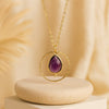 Collier "Cercle de Sérénité" en Améthyste - - L'Arbre des Chakras
