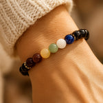 Bracelet Protection des 7 Chakras - 17cm - L'Arbre des Chakras
