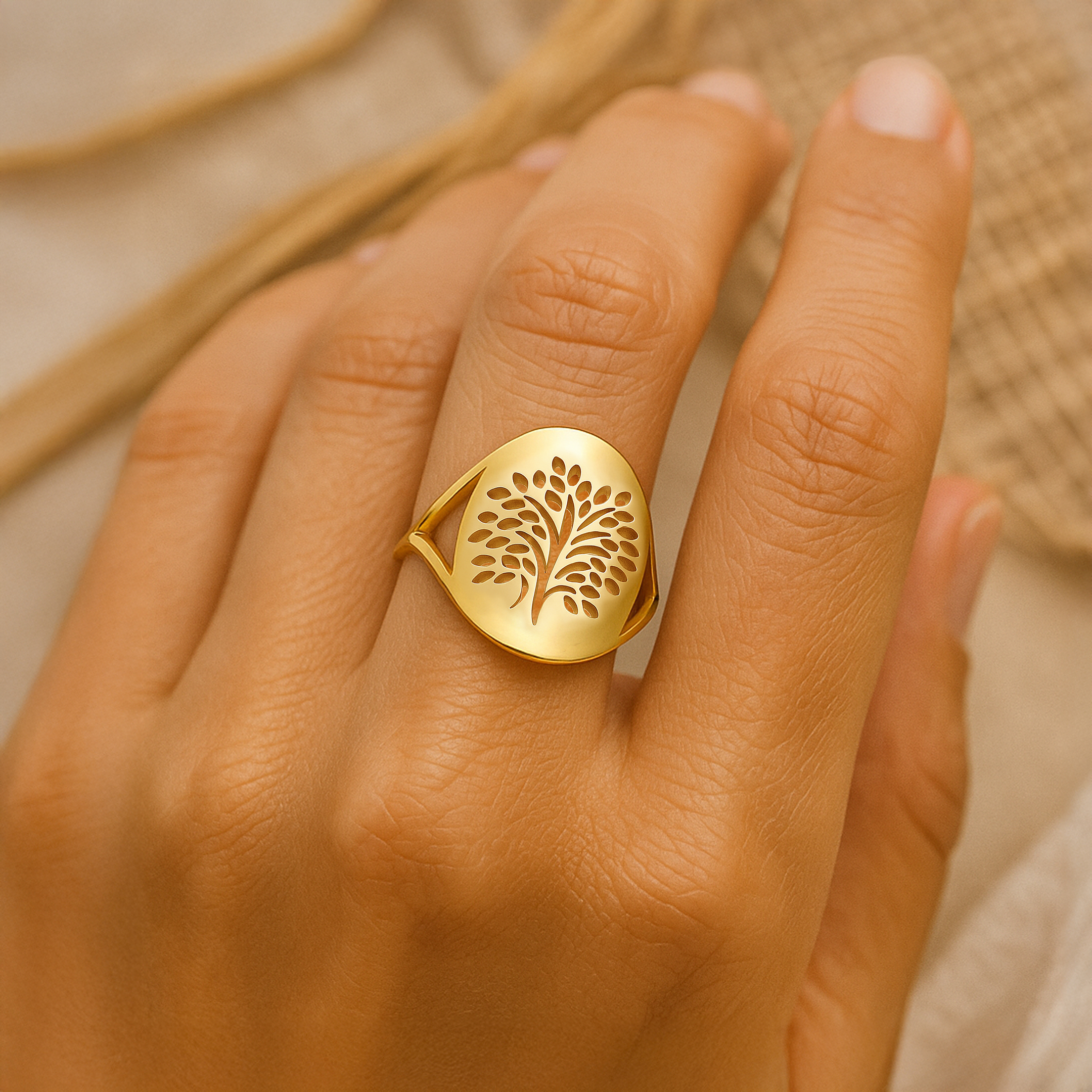 Bague Arbre des Chakras - - L'Arbre des Chakras