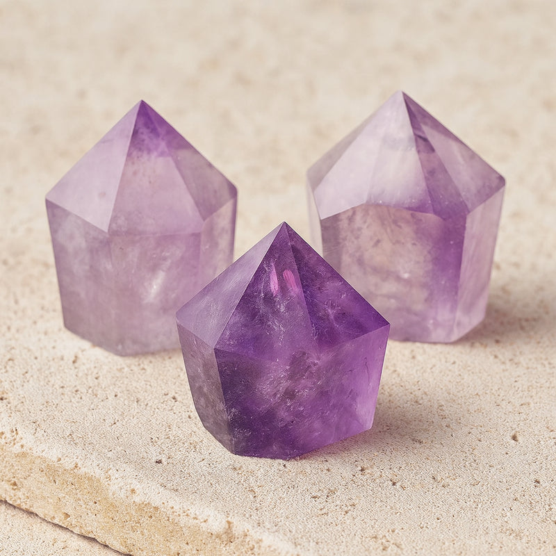 Pointe "Doux Rêves" en Améthyste