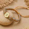 Bracelet Tressé "12 Constellations" en Pierres Naturelles -  - L'Arbre des Chakras