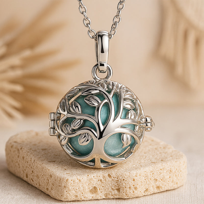 Bola de Grossesse "Arbre de Vie" - Bleu lagon - L'Arbre des Chakras