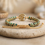 Bracelet "Vie Éternelle" en Turquoise Africaine - - L'Arbre des Chakras