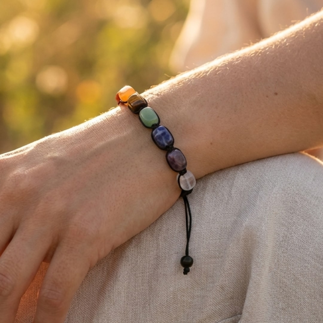 Bracelet Guérison - 7 Chakras - - L'Arbre des Chakras