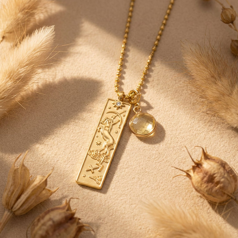 Sagittaire - Quartz Jaune