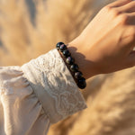 Bracelet "Guidance" en Obsidienne Œil Céleste - - L'Arbre des Chakras