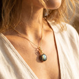 Pendentif "Œil de l’Univers" en Labradorite - - L'Arbre des Chakras