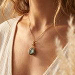 Pendentif "Œil de l’Univers" en Labradorite - - L'Arbre des Chakras