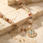 Collier "Protection Sacrée" en Lodolite - - L'Arbre des Chakras