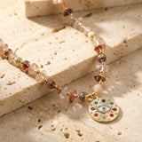 Collier "Protection Sacrée" en Lodolite - - L'Arbre des Chakras