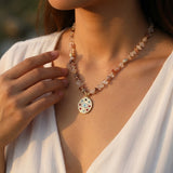 Collier "Protection Sacrée" en Lodolite - - L'Arbre des Chakras