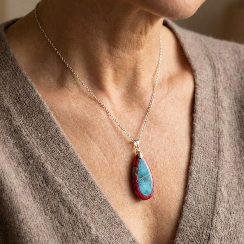 Pendentif Larme en Jaspe