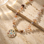 Collier "Protection Sacrée" en Lodolite - - L'Arbre des Chakras