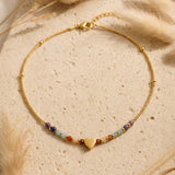 Collier "Chemin du Cœur" – 7 Chakras - - L'Arbre des Chakras