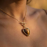 Pendentif "Sérénité du Cœur" en Pierres Naturelles - - L'Arbre des Chakras