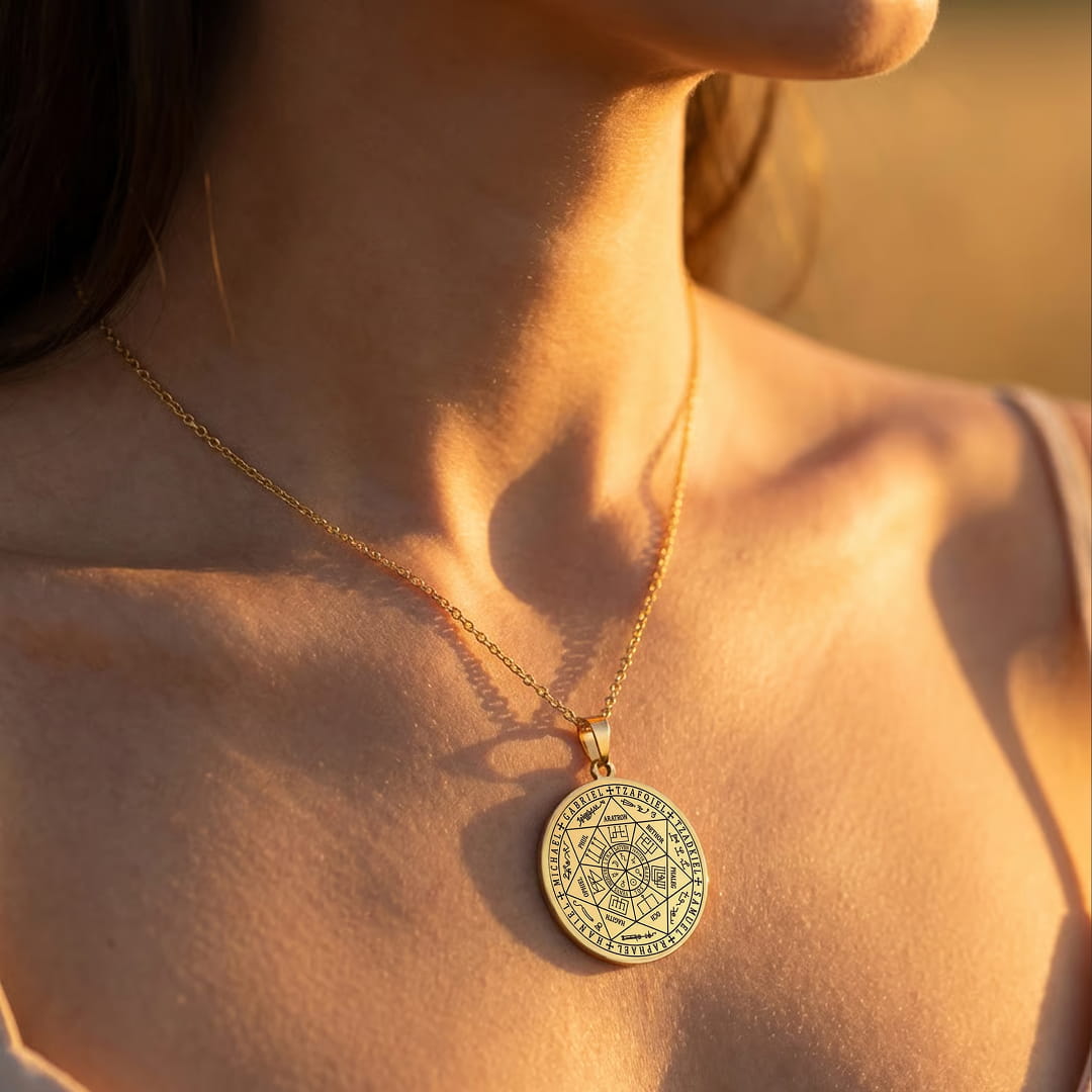 Collier Sceau de l'Archange Azrael – Talisman de protection Collier Sceau de l'Archange Azrael – Talisman de protection