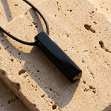 Pendentif "Protection" en Obsidienne Noire - - L'Arbre des Chakras