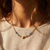 Collier "Chemin du Cœur" – 7 Chakras - - L'Arbre des Chakras