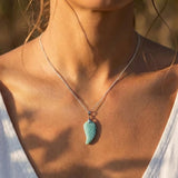 Pendentif "Aile d'Ange" en Pierre Naturelle - - L'Arbre des Chakras