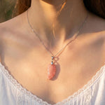 Pendentif "Aile d'Ange" en Pierre Naturelle - - L'Arbre des Chakras