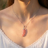 Pendentif "Aile d'Ange" en Pierre Naturelle - - L'Arbre des Chakras
