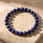 Bracelet "Expression" en Lapis Lazuli - 6mm / 17 cm - L'Arbre des Chakras