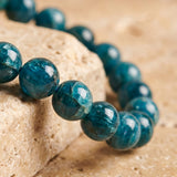 Bracelet "Clarté Intérieure" en Apatite - - L'Arbre des Chakras