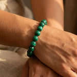 Bracelet "Purification" en Malachite Véritable - - L'Arbre des Chakras