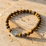 Bracelet "Confiance & Sécurité" en Oeil de Tigre - - L'Arbre des Chakras