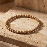 Bracelet Fin en Pierres Naturelles de 4mm - - L'Arbre des Chakras