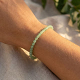 Bracelet Fin en Pierres Naturelles de 4mm - - L'Arbre des Chakras
