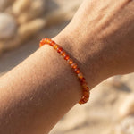 Bracelet Fin en Pierres Naturelles de 4mm - - L'Arbre des Chakras