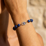 Bracelet "Regard de Vérité" en Lapis Lazuli - - L'Arbre des Chakras