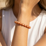 Bracelet "Joie de l'être" en Pierre de Soleil - - L'Arbre des Chakras