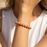 Bracelet "Joie de l'être" en Pierre de Soleil - - L'Arbre des Chakras