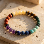 Bracelet "Harmonisation des 7 Chakras" - - L'Arbre des Chakras