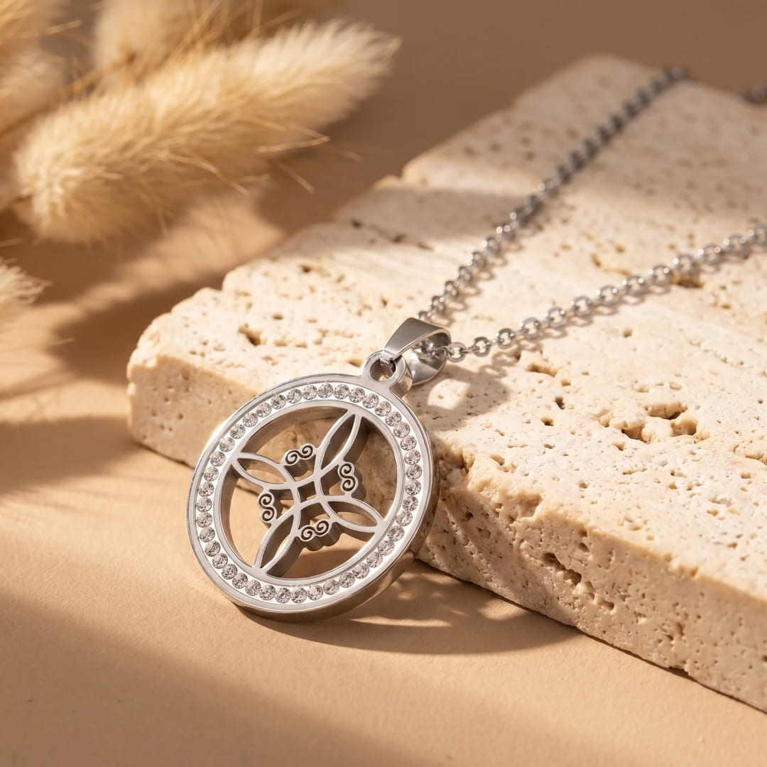 Pendentif "Nœud de Sorcière" Protection Divine - Argent - L'Arbre des Chakras