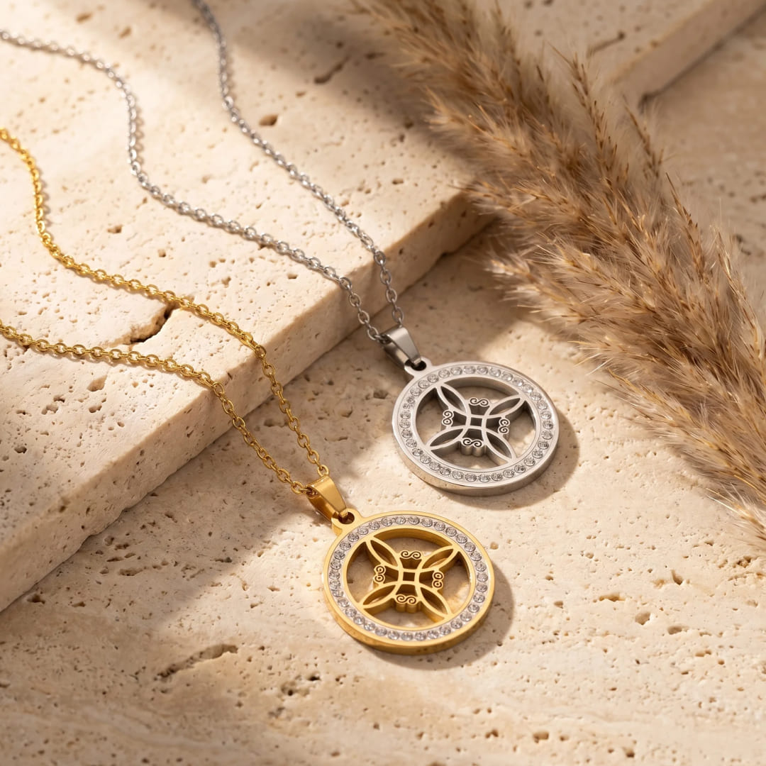 Pendentif "Nœud de Sorcière" Protection Divine - - L'Arbre des Chakras