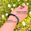 Bracelet "Équilibre Énergétique" en Malachite & Tourmaline Noire -  - L'Arbre des Chakras