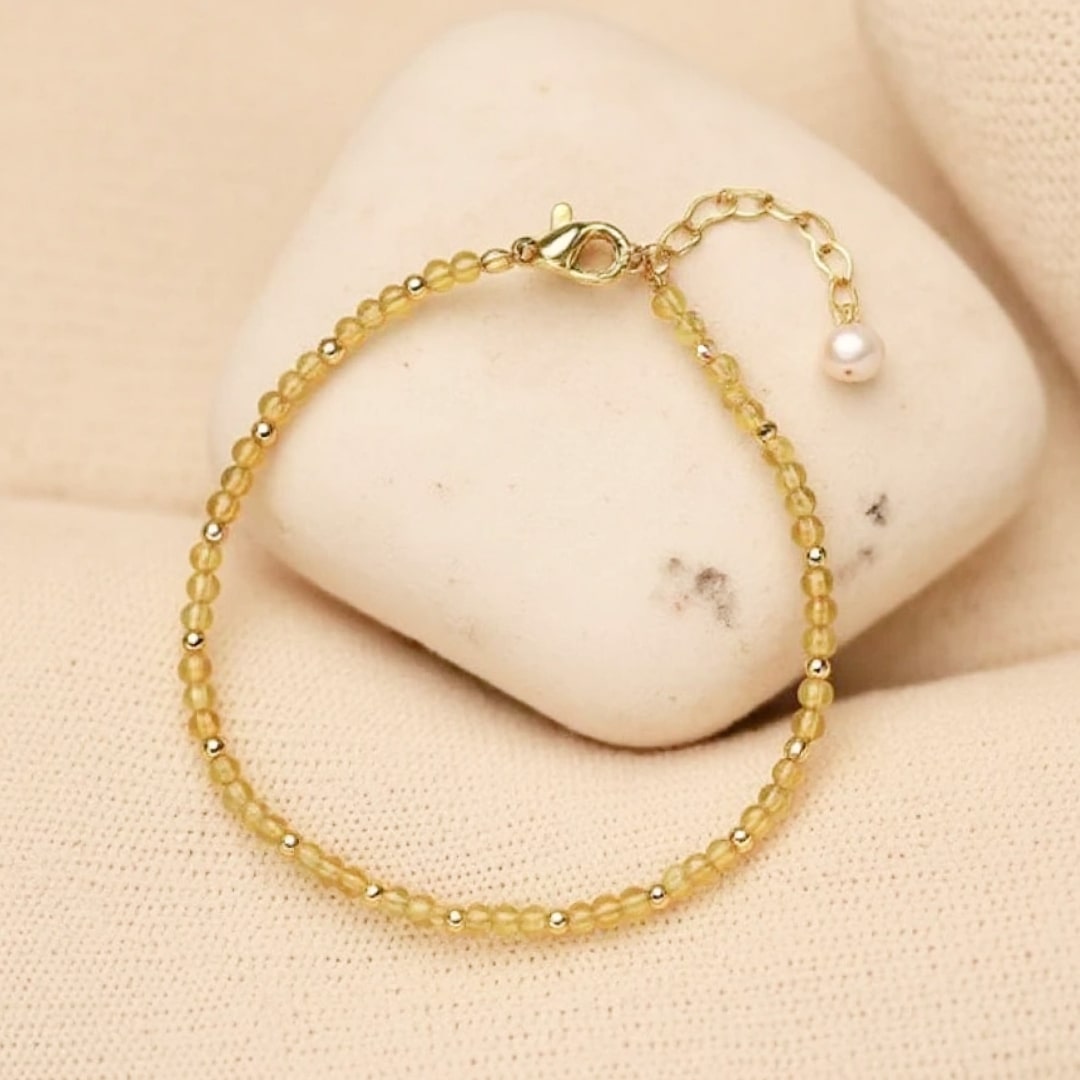 Bracelet "Mois Sacré" – Pierre de Naissance - Novembre - Citrine - L'Arbre des Chakras