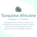 Bracelet "Vie Éternelle" en Turquoise Africaine -  - L'Arbre des Chakras